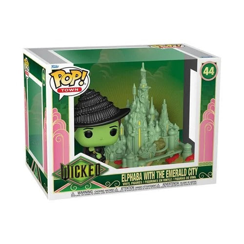 Funko Pop! Wicked - Elphaba with the Emerald City Town 44 Figure