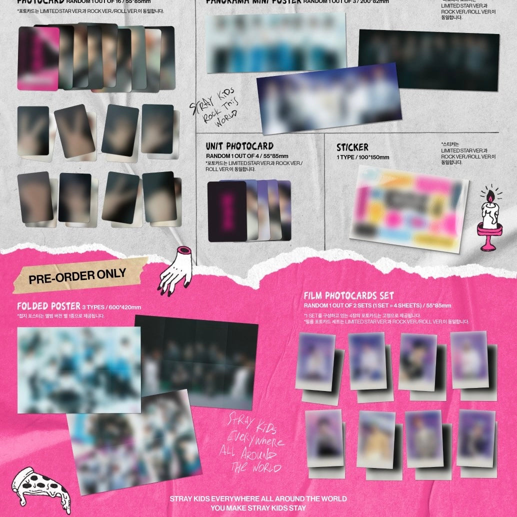 K-POP STRAY KIDS - 樂-STAR (2 VERSIONS)