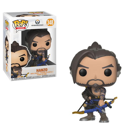 Funko Pop! Overwatch Hanzo 348 + Free Protector (VAULTED)