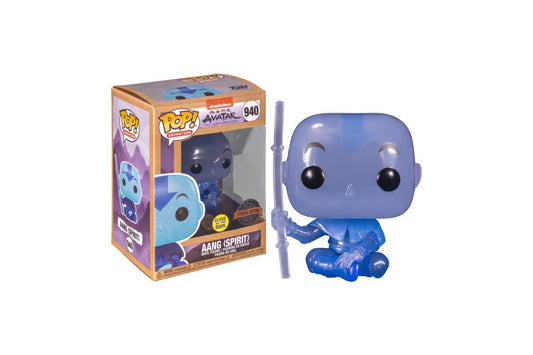 Funko Pop! Nickelodeon Avatar The Last Airbender - Aang (Spirit) 940 Glows in the Dark Special Edition + Free Protector