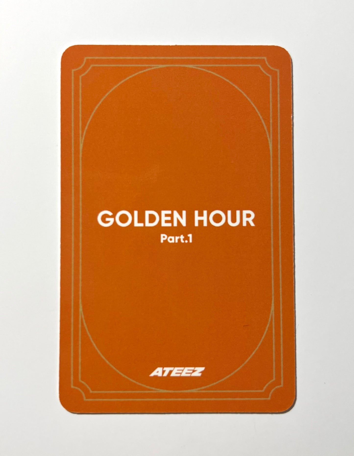 K-pop Ateez GOLDEN HOUR Part. 1 Platform Ver. SEONGHWA Official Photocard