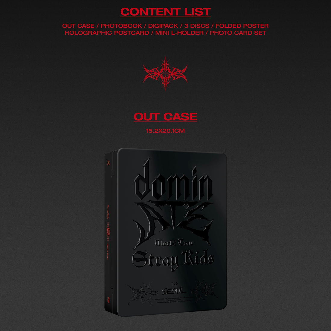 K-POP STRAY KIDS WORLD TOUR <dominATE SEOUL> DVD