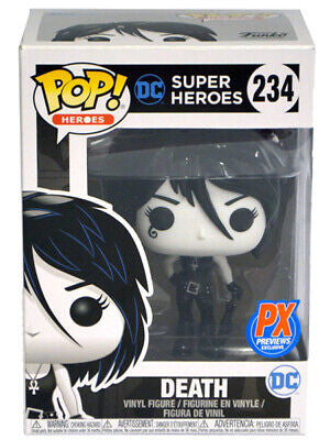 Funko Pop! DC Super Heroes : Death 234 PX Previews Exclusive + Pop Protector