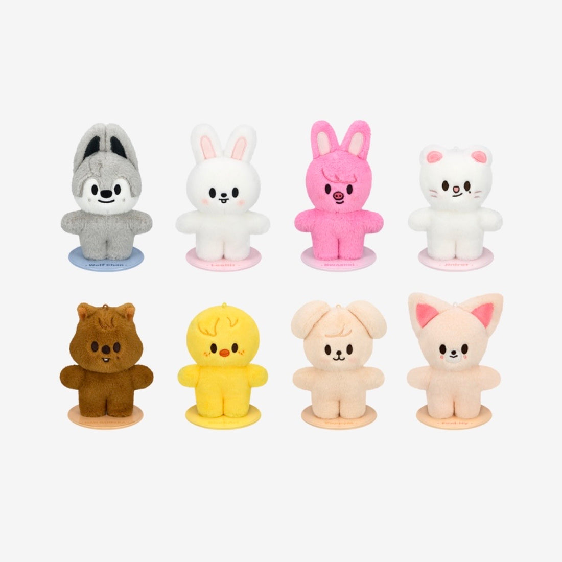 (PRE-ORDER) K-POP STRAY KIDS - SKZOO PLUSH STANDING Ver. - SKZOO EVERYWHERE ALL AROUND THE WORLD (8 VERSIONS)