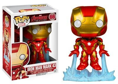 Funko Pop! Marvel Avengers Age of Ultron - Iron Man 43 66 + Free Protector