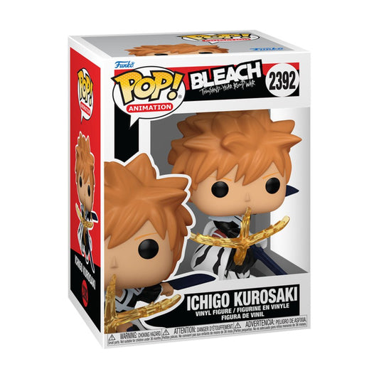 Funko Pop! Bleach Thousand-Year Blood War - Ichigo Kurosaki 2392 Figure + Pop Protector
