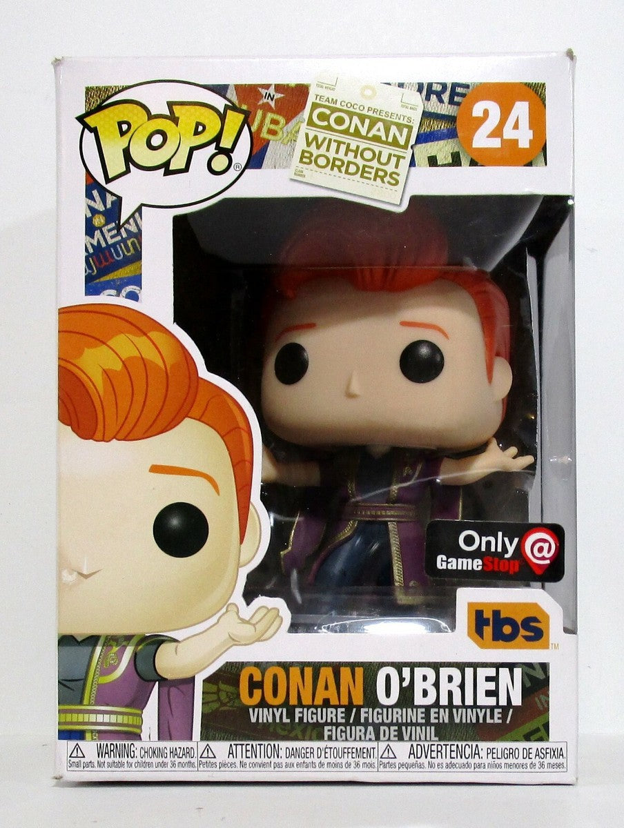 Funko Pop! Conan O’Brien 24 GameStop Exclusive Figure + Pop Protector