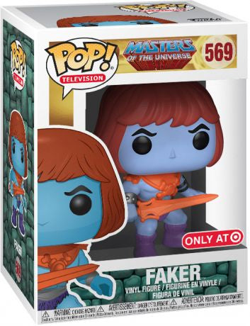 Funko Pop! Masters of the Universe - Faker 569 Target Exclusive Figure + Pop Protector