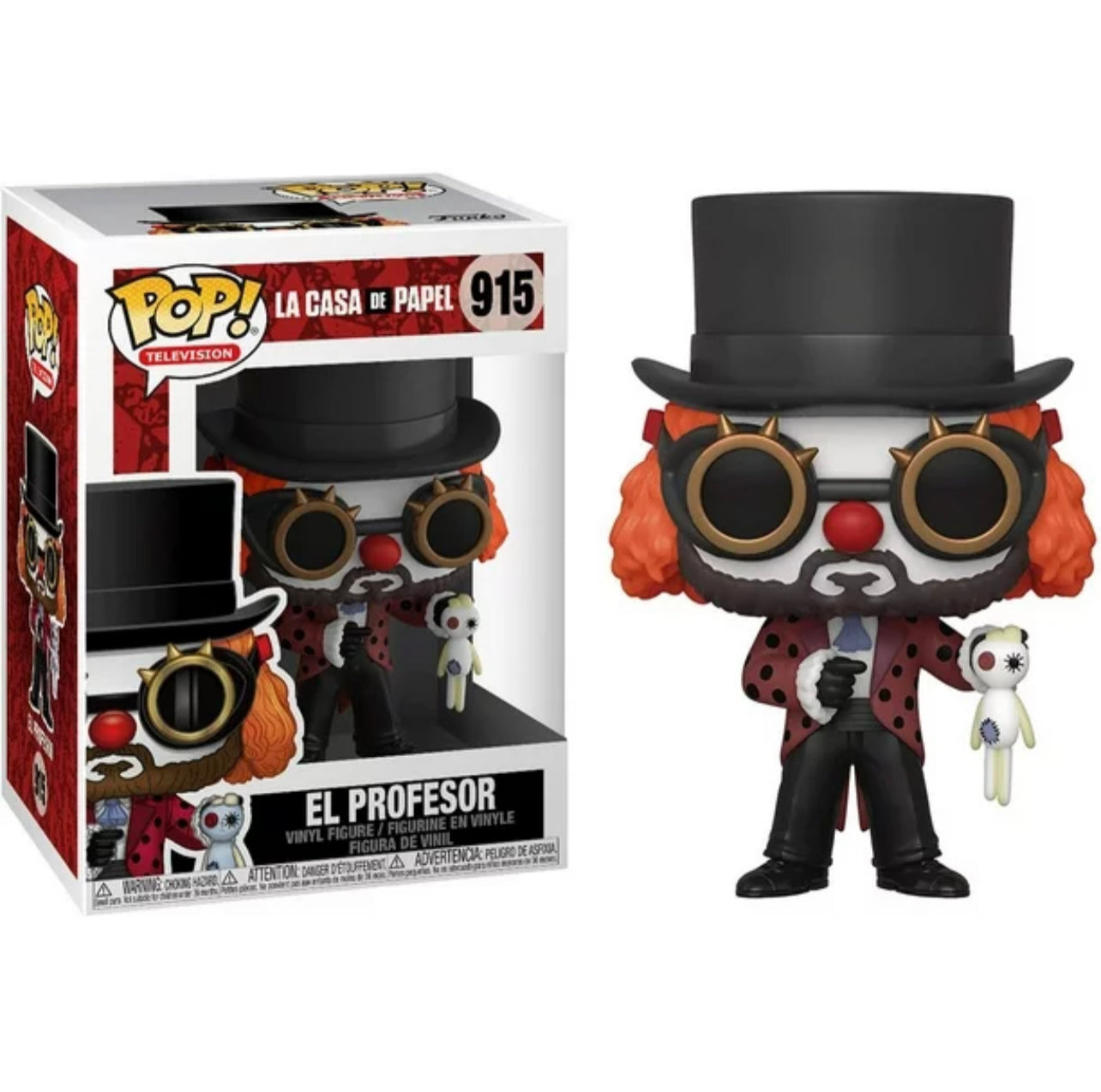Funko Pop! La Casa De Papel El Professor 915 + Free Protector