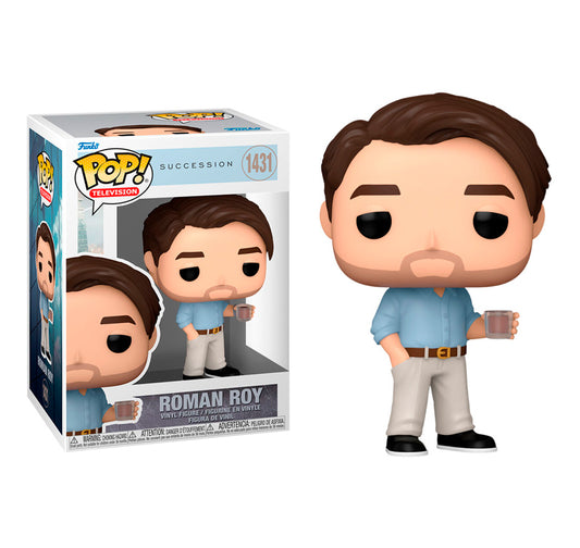 Funko Pop! Succession - Roman Roy 1431 + Free Protector