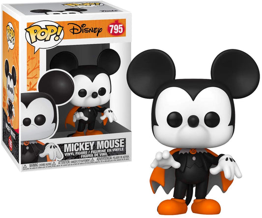 Funko Pop! Disney Halloween Vampire Mickey Mouse 795 + Free Protector