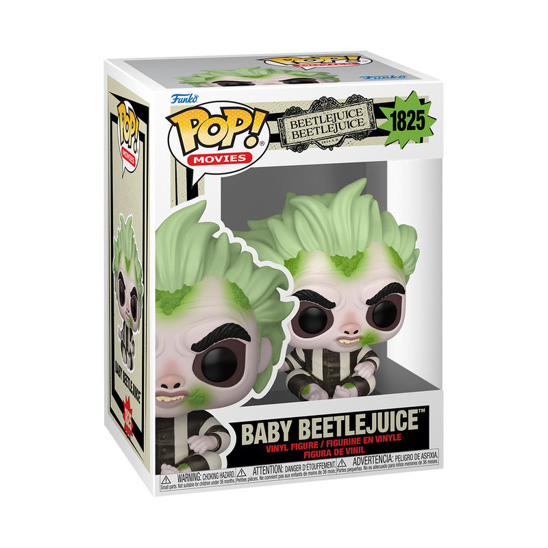 Funko Pop! Beetlejuice : Baby Beetlejuice 1825 Figure + Pop Protector