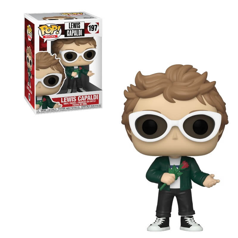 Funko Pop! Lewis Capaldi 197 (VAULTED) + Free Protector
