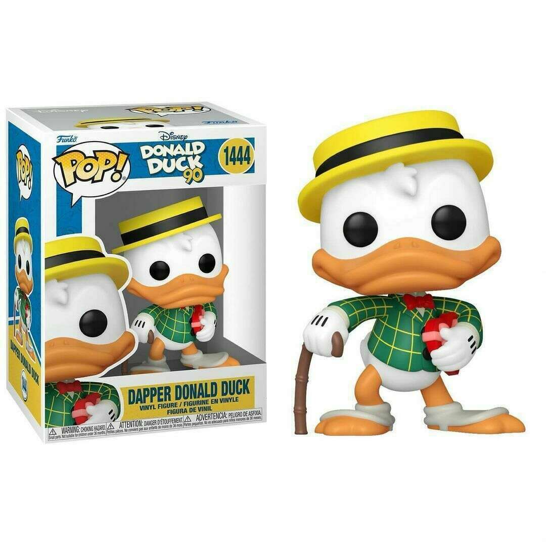 Funko Pop! Disney Donald Duck 90 Years : Dapper Donald Duck 1444 + Pop Protector