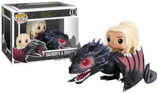 Funko Pop! Game of Thrones - Daenerys & Drogon 15 Rides Figure (Box Damage)