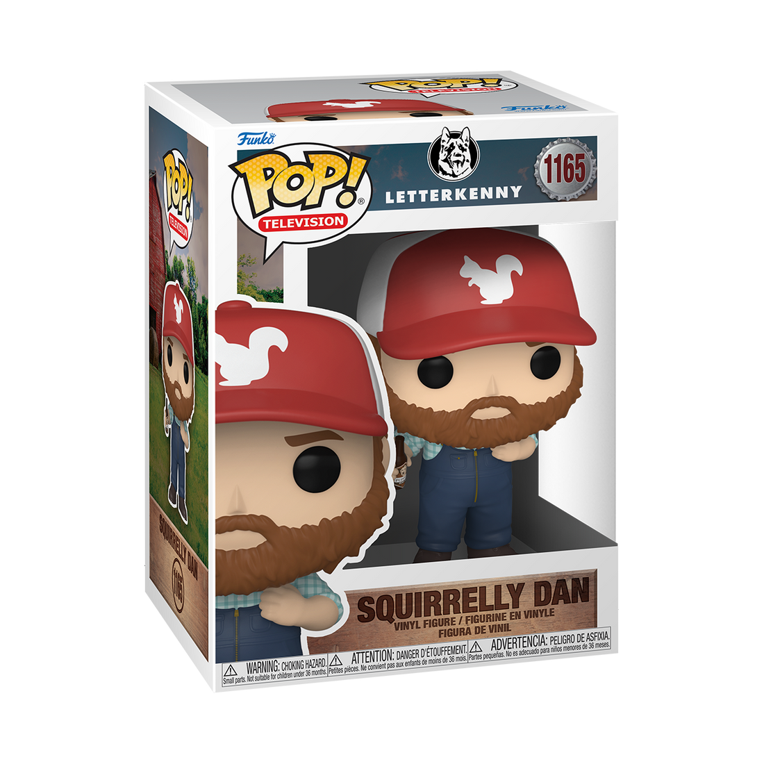 Funko Pop! Letterkenny - Squirrelly Dan 1165 + Protector