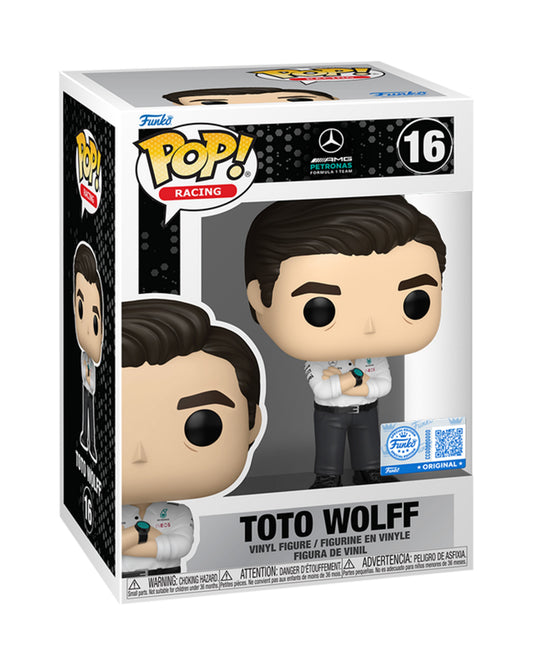 Funko Pop! AMG Petronas Formula 1 Team - Toto Wolff 16 Funko Special Edition Figure + Pop Protector