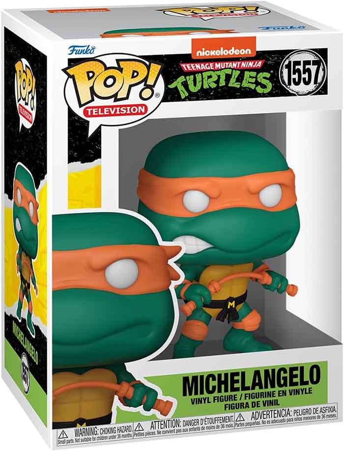 Funko Pop! Nickelodeon Teenage Mutant Ninja Turtles - Michelangelo 1557 + Pop Protector