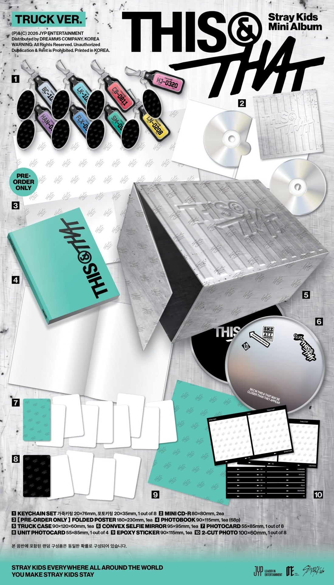 (PRE-ORDER) K-POP STRAY KIDS - THIS & THAT (TRUCK VER.) (LIMITED)