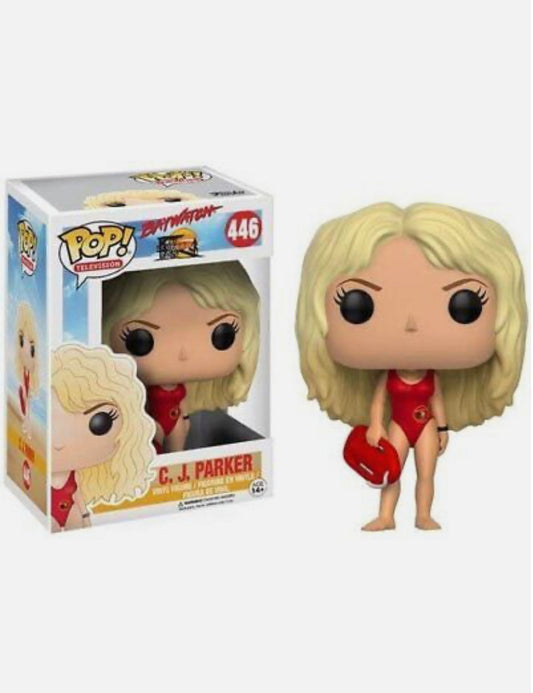 Funko Pop! Baywatch C. J. Parker 446 + Free Protector (box ware) (VAULTED)
