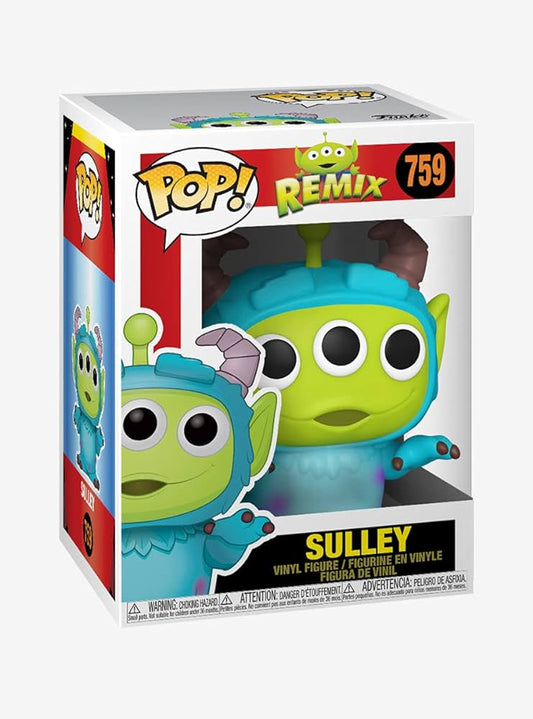 Funko Pop! Disney Pixar Alien Remix Sulley 759 + Free Protector