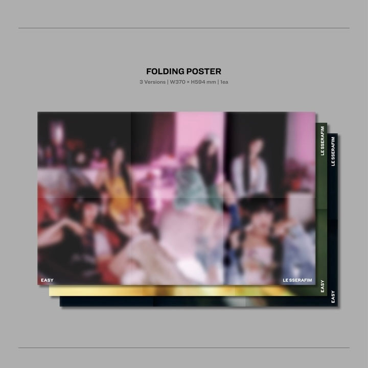 K-pop Le Sserafim - 3rd Mini Album (Easy) Vol. 2 (Featherly Lotus) Ver.