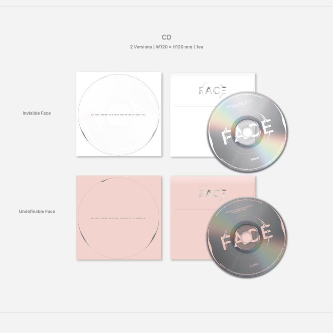 K-POP JIMIN (BTS) - FACE (UNDEFINABLE FACE VER.)