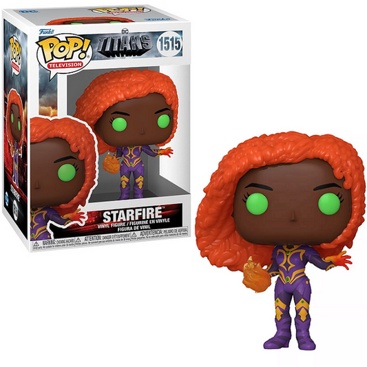 Funko Pop! DC Titans Starfire 1515 + Free Protector