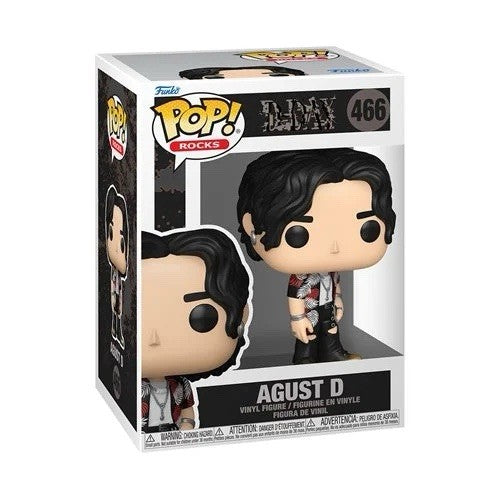 Funko Pop! K-pop BTS Agust D Solo Album D-Day Figure 466 + Pop Protector