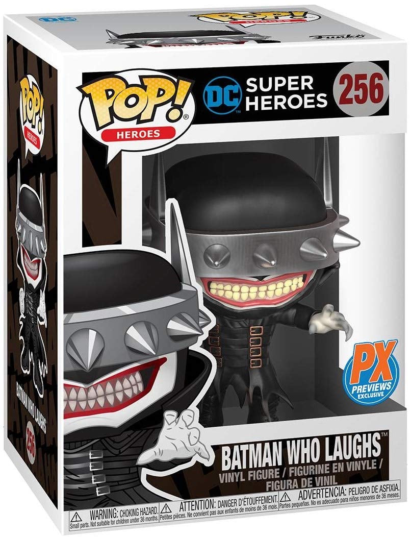 Funko Pop! DC Super Heroes Batman Who Laughs 256 PX Previews Exclusive + Free Protector