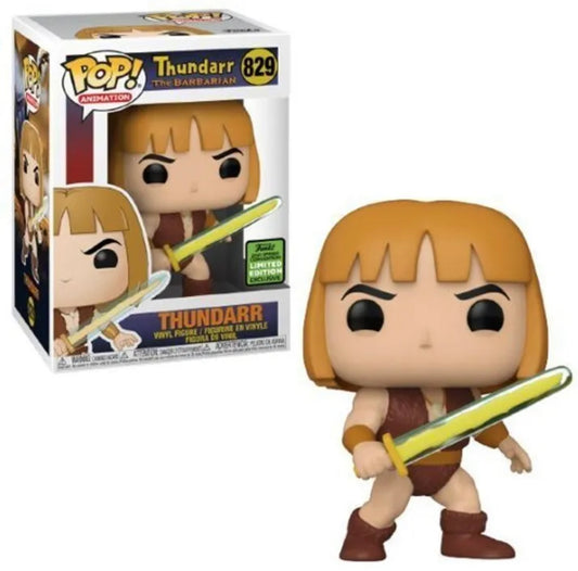Funko Pop! Thundarr The Barbarian - Thundarr 829 Funko 2021 Spring Convention Exclusive + Free Protector (slight box ware) (VAULTED)