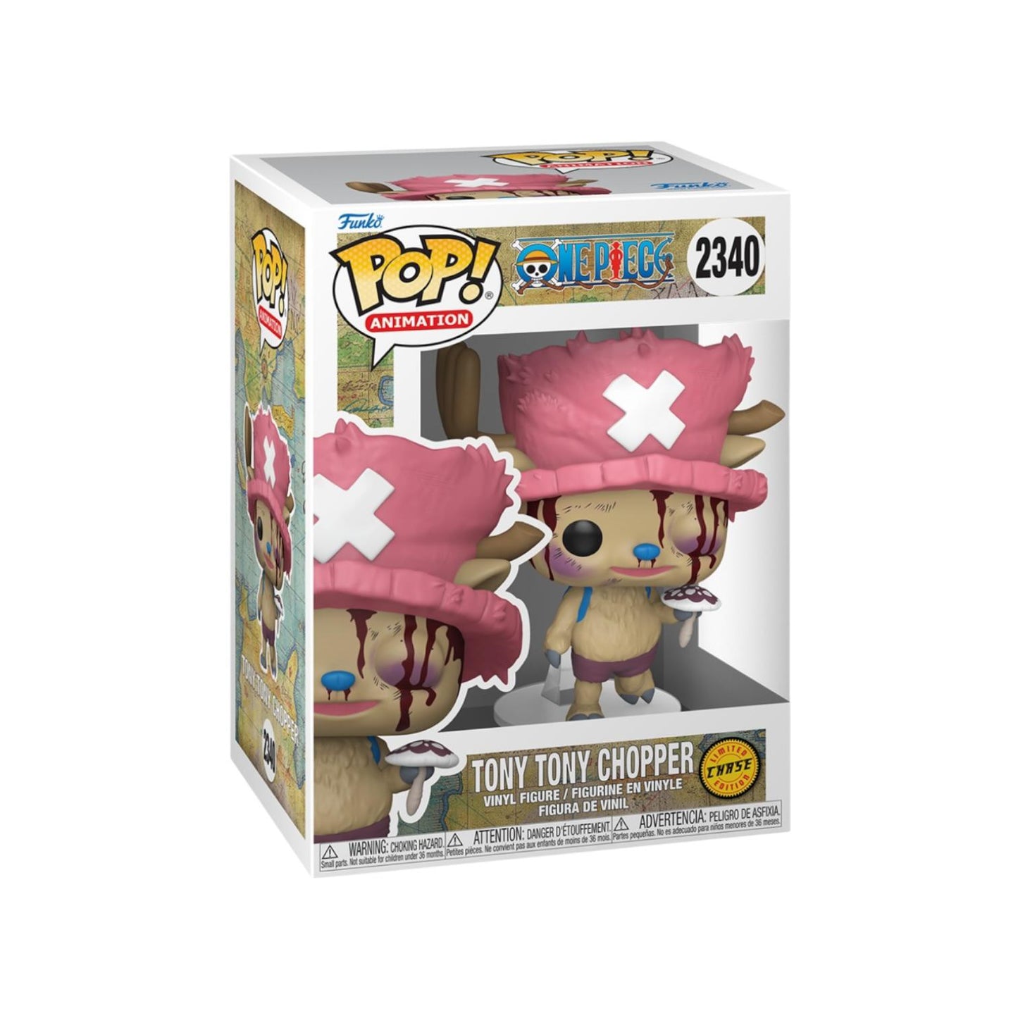 Funko Pop! One Piece - Tony Tony Chopper 2340 CHASE Figure + Pop Protector
