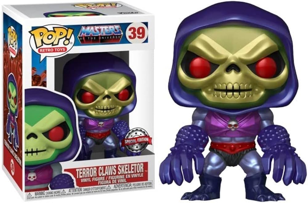 Funko Pop! Masters of the Universe - Terror Claws Skeletor 39 Special Edition + Free Protector