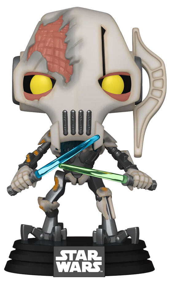 Funko Pop! Star Wars : General Grievous 646 GameStop Exclusive + Pop Protector