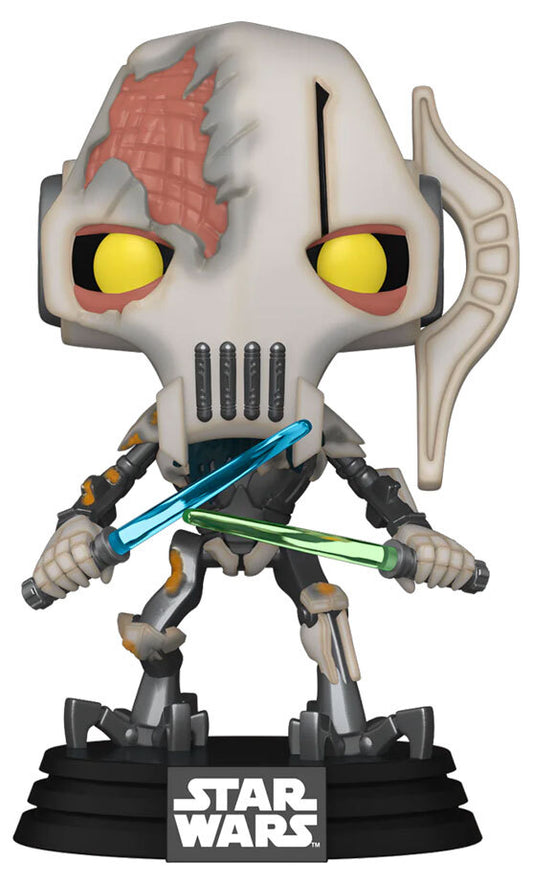 Funko Pop! Star Wars : General Grievous 646 GameStop Exclusive + Pop Protector