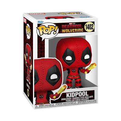 Funko Pop! Marvel Deadpool Wolverine : Kidpool 1402 + Pop Protector