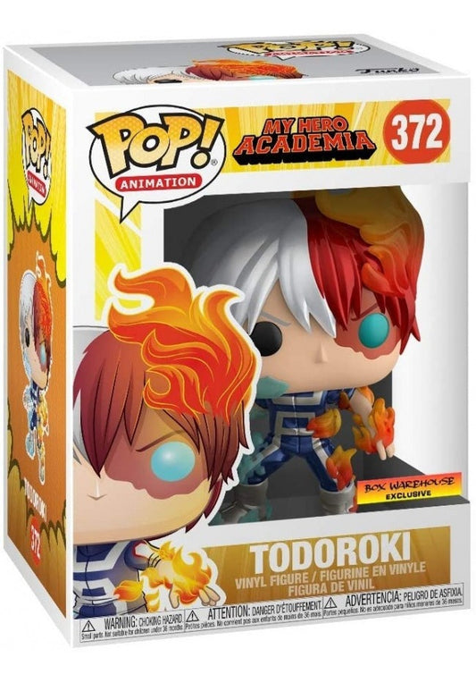 Funko POP! Animation: My Hero Academia - Todoroki #372 box warehouse exclusive