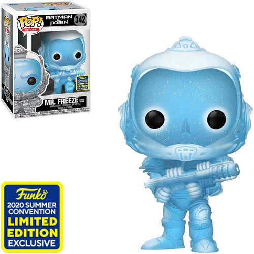 Funko POP! Heroes: Batman & Robin #342 - Mr. Freeze 2020 Summer Convention + PROTECTOR!