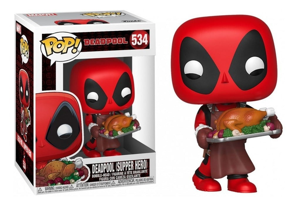 Funko POP! Deadpool #534 - Deadpool (Supper Hero) + PROTECTOR!