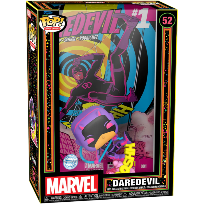 Preorder Daredevil - Daredevil (Vol.4) #1 Blacklight Pop! Comic Covers Vinyl Figure