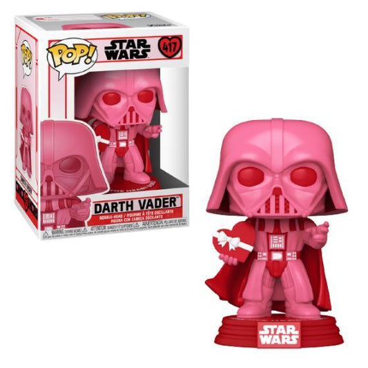 Funko Pop! Star Wars - Darth Vader #417 ( Pink Valentine’s Day Edition ) + PoP Protector