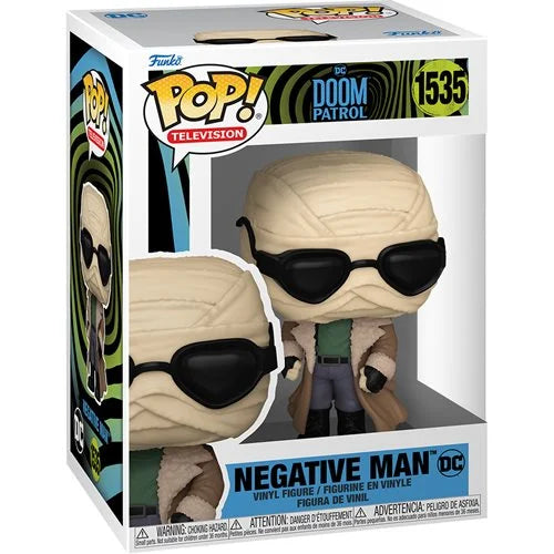 Doom Patrol Negative Man Funko Pop! Vinyl Figure #1535 + PoP Protector