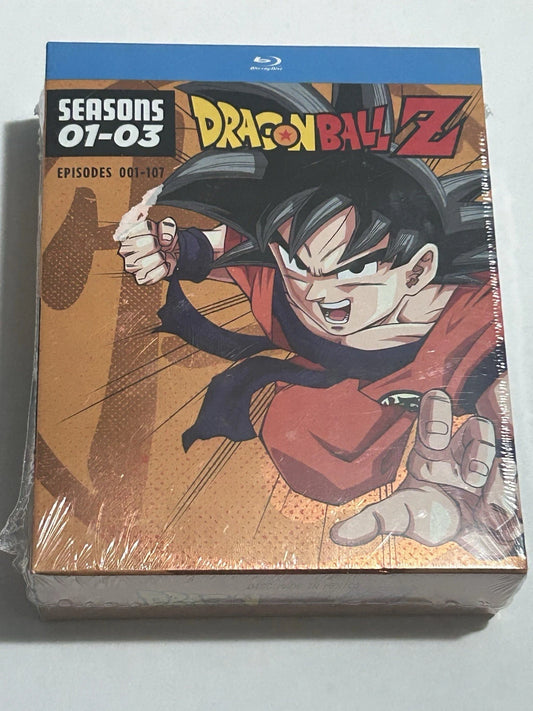 Dragon Ball Z: Seasons 1–3 (Blu-ray) – Brand New / Factory Sealed – Official FUNimation Release