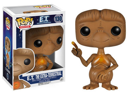 Funko Pop E.T. The Extra-Terrestrial #130 ET Vaulted IN PROTECTOR 2016 Release + PoP Protector