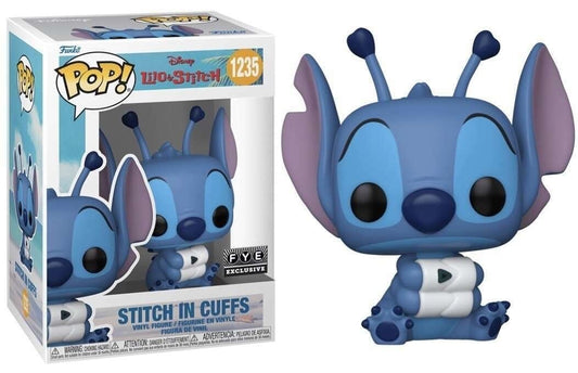 Funko Pop! Disney Lilo & Stitch - Stitch In Cuffs 1235 FYE Exclusive + Free Protector