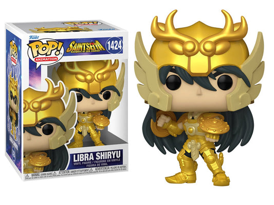 Funko Pop! Saint Seiya Knights of the Zodiac Libra Shiryu 1424 + Free Protector
