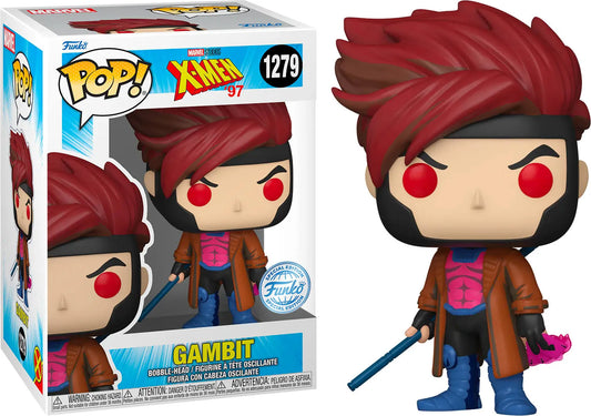 Funko Pop! Marvel Studios X-Men ‘97 Gambit 1279 Funko Special Edition + Free Protector
