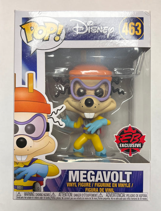 Funko Pop! Disney Darkwing Duck Megavolt 463 EB Exclusive (VAULTED) + Free Protector