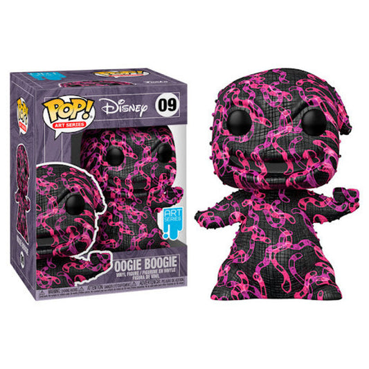 Funko Pop! Disney Tim Burton’s The Nightmare Before Christmas Oogie Boogie Art Series 09 + Free Hardstack Protector