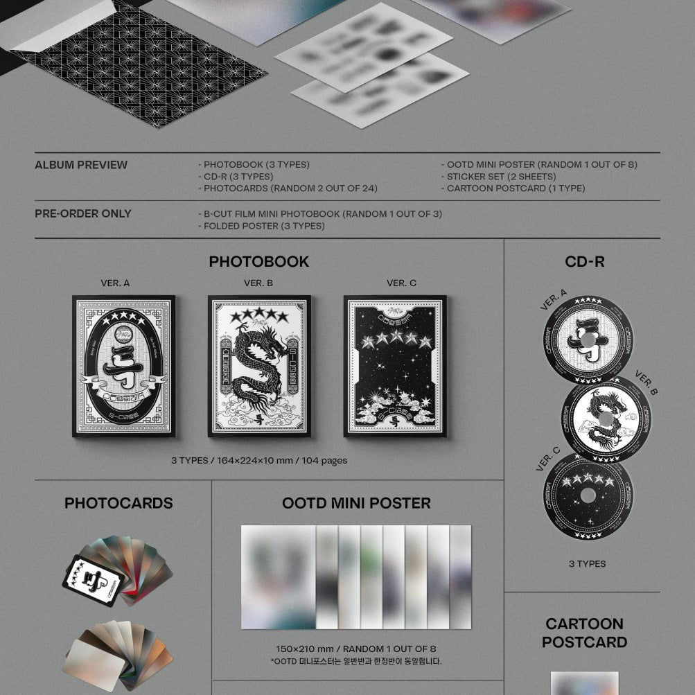 K-POP STRAY KIDS - VOL.3 [★★★★★ (5-STAR)] (3 VERSIONS)